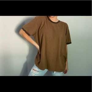 Brown t shirt